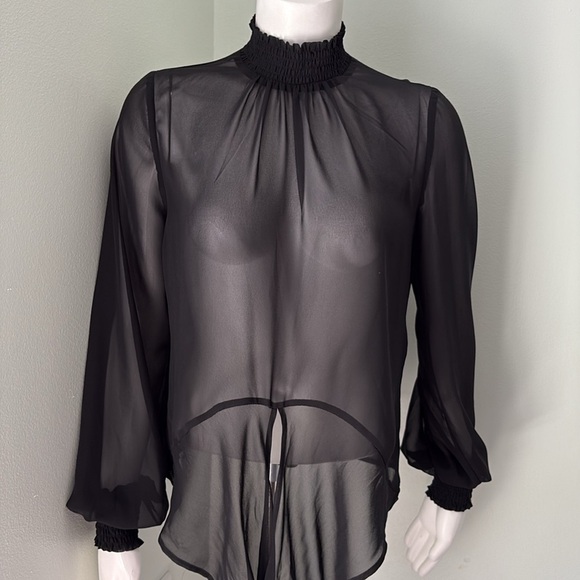 Express sheer long sleeve blouse
XS - Picture 2 of 4